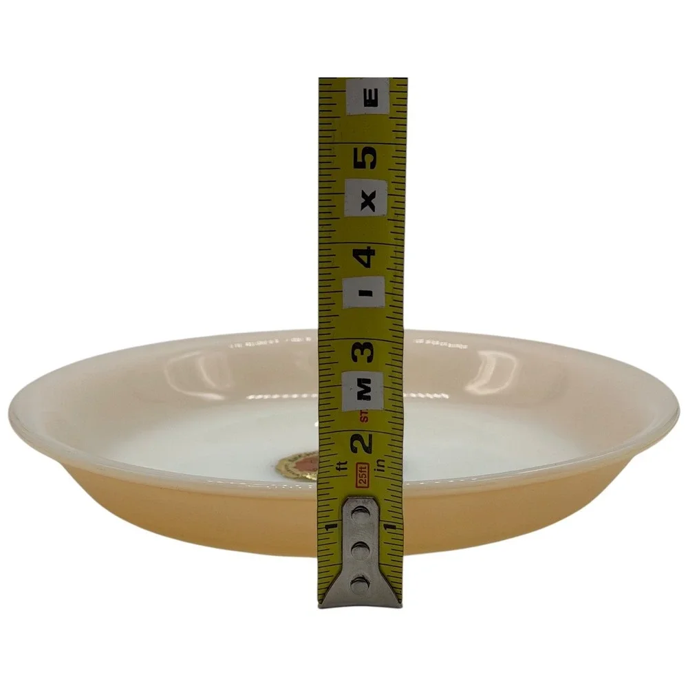 Anchor Hocking Fire King Peach Luster Pie‎ Plate Baking Dish